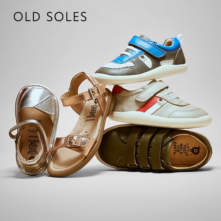 Old Soles: Kids’ Sandals to Sneakers