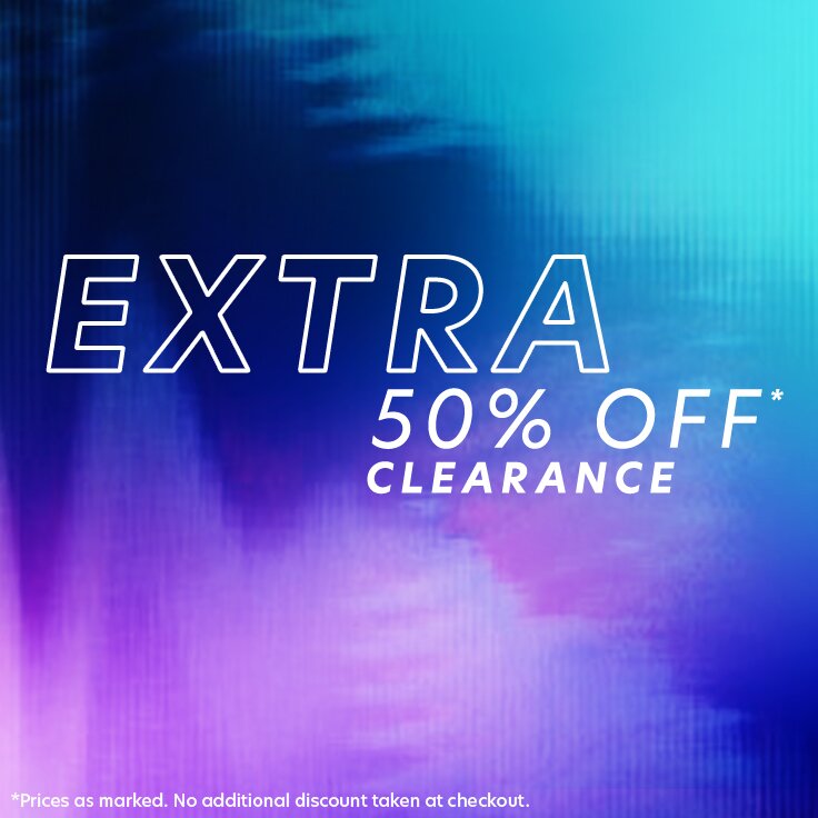 Extra 50% Off Clearance: ...
