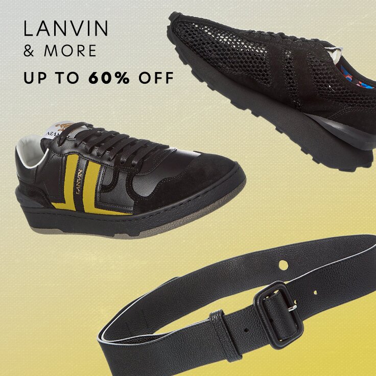 Up to 60% Off LANVIN & More: Designer Sneakers
