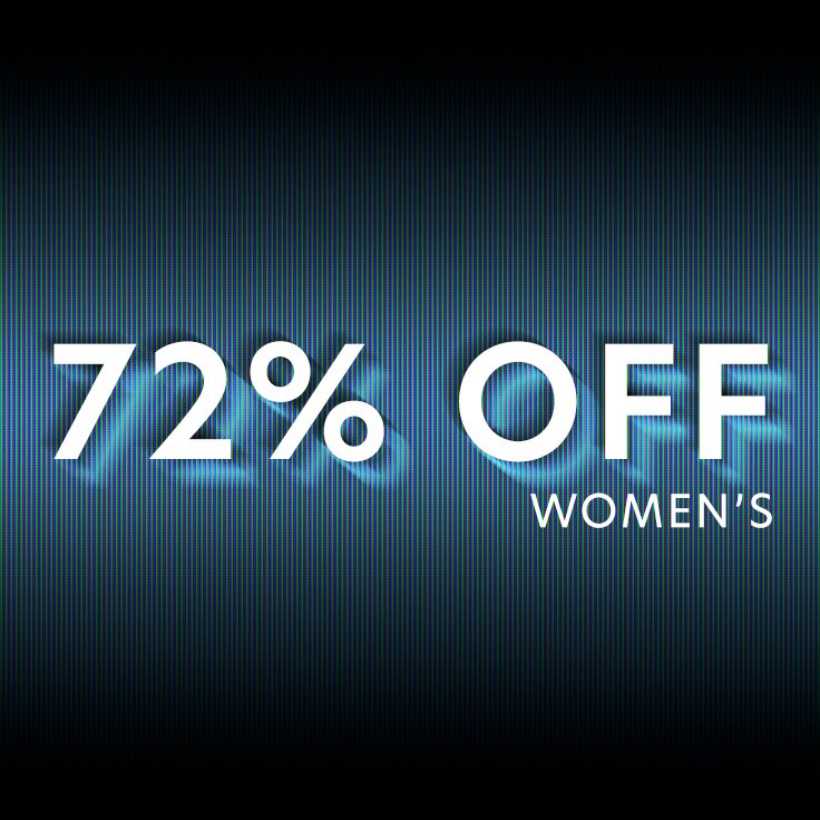 72% Off | Women’s: 48 Hours Only
