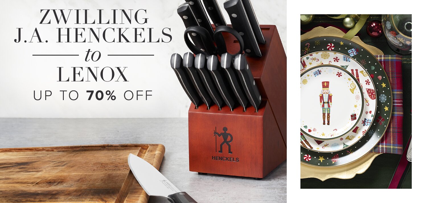 Knife Blocks to Holiday Dinnerware