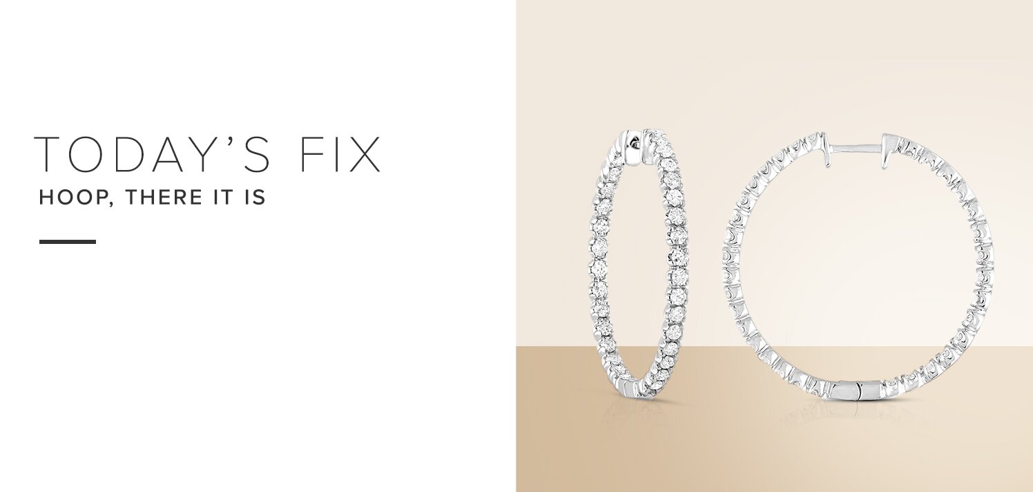 5 ct. tw. Lab-Grown Diamond Hoop Earrings