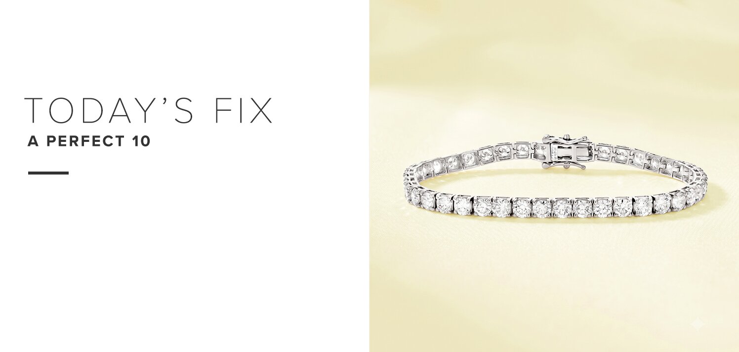 10.00 ct. tw.: Lab-Grown Diamond Tennis Bracelet