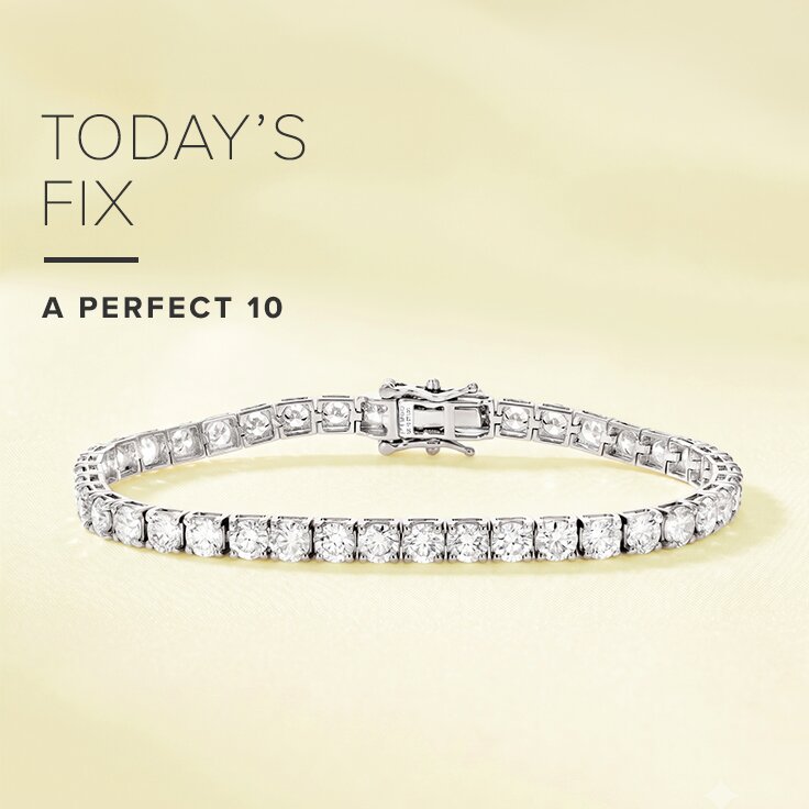 10.00 ct. tw.: Lab-Grown Diamond Tennis Bracelet