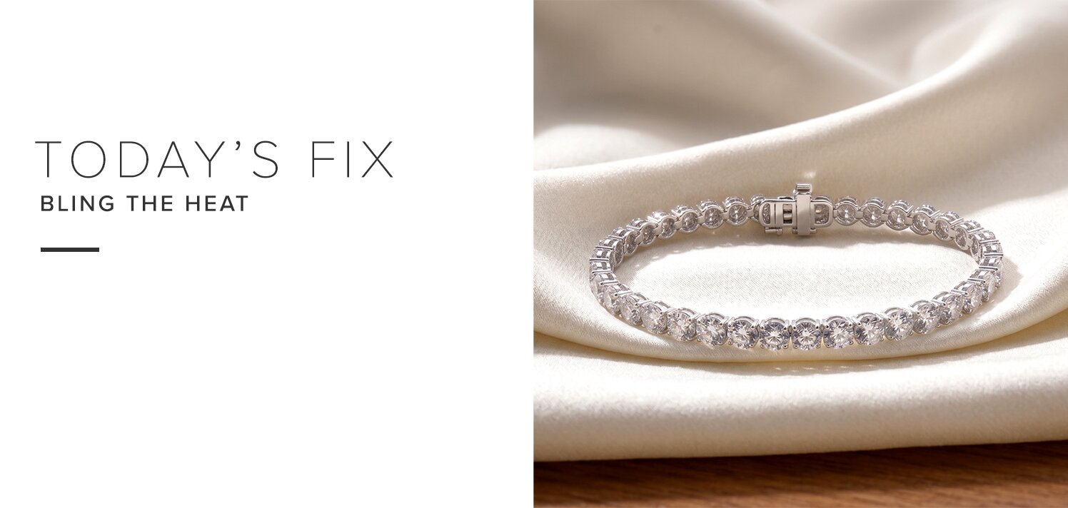 7.00 ct. tw.: Lab-Grown Diamond Tennis Bracelet