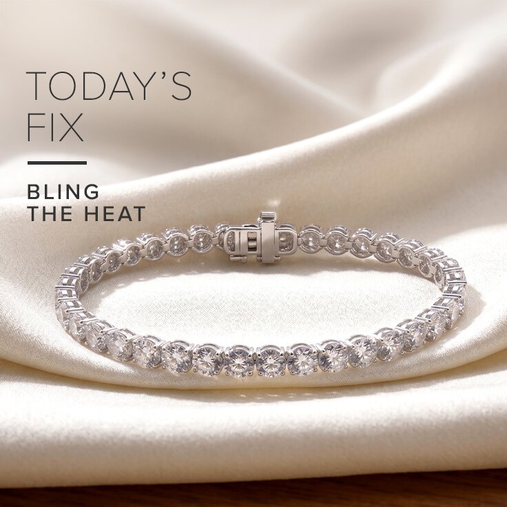 7.00 ct. tw.: Lab-Grown Diamond Tennis Bracelet