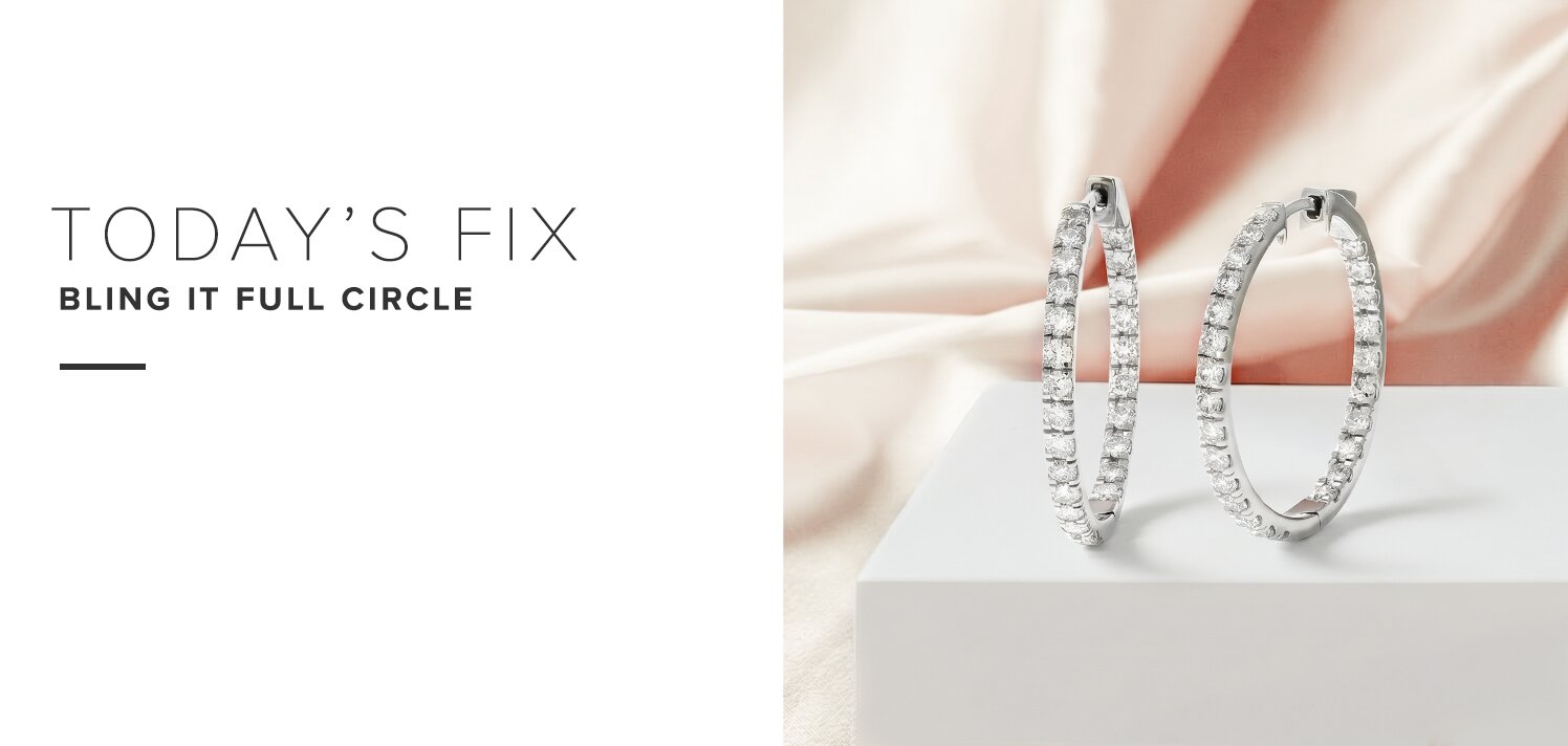 2.00 ct. tw.: Lab-Grown Diamond Hoops