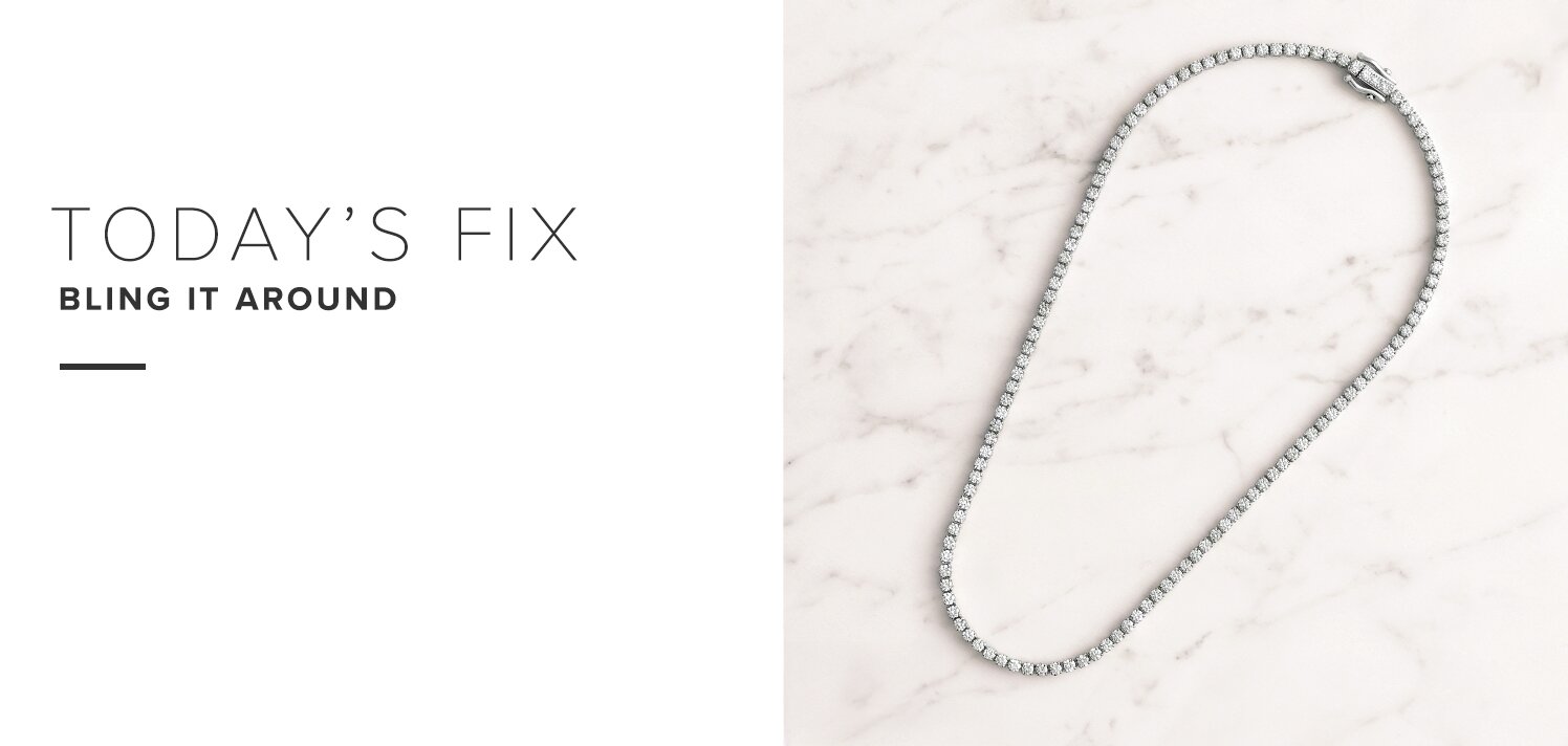 5.00 ct. tw.: Lab-Diamond Tennis Necklace