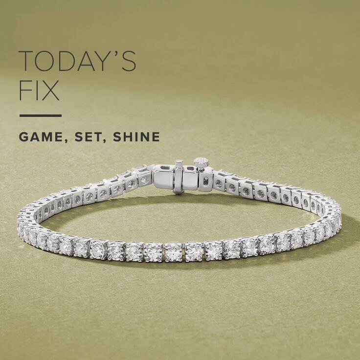 7.00 ct. tw.: Lab-Grown Diamond Tennis Bracelet