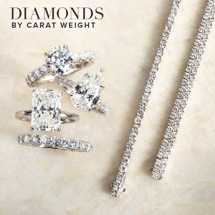 Under 1.00 to 10.00 ct. tw. & Up