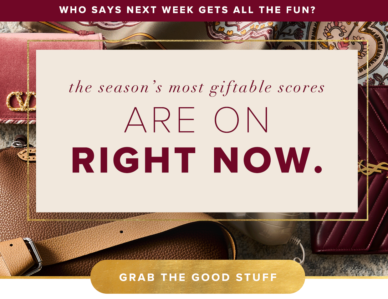 The season's most giftable scores are one right now. Grab the good stuff