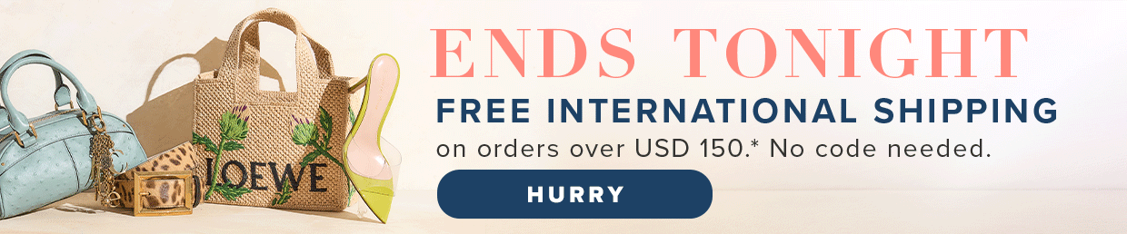 free shipping on international orders over USD 150.*