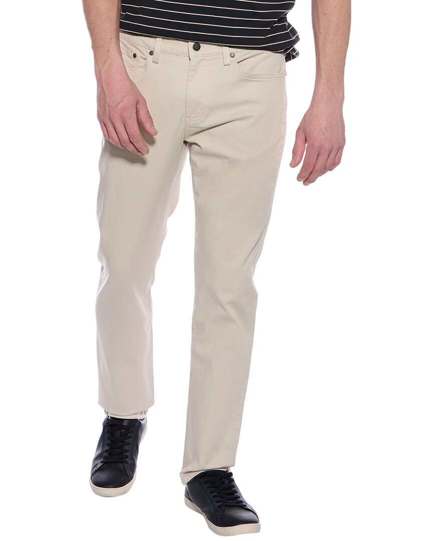 Brooks Brothers Performance Straight Front Pant In Neutral