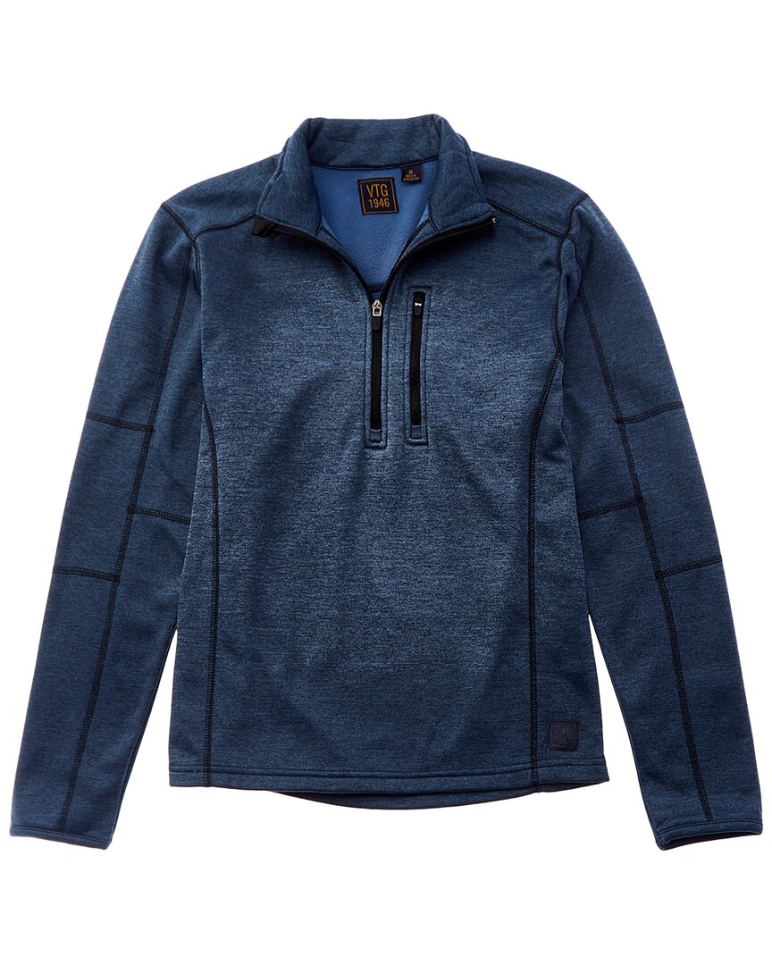 Shop Vintage 1946 Performance Fleece Pullover In Blue