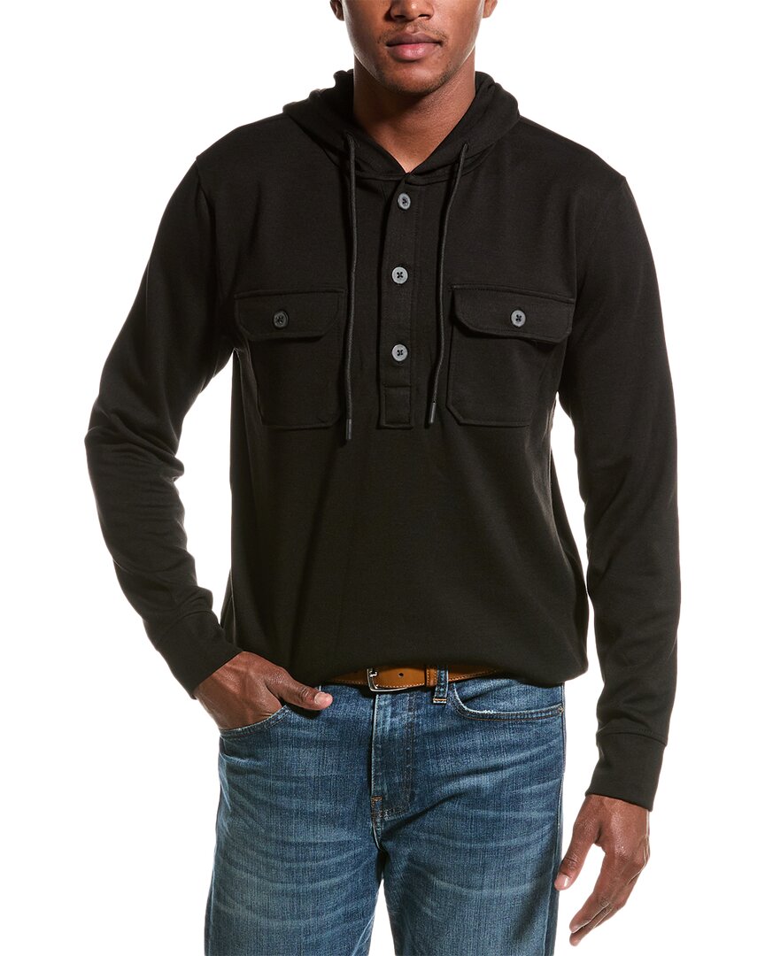 Vintage 1946 Hooded Pullover In Black
