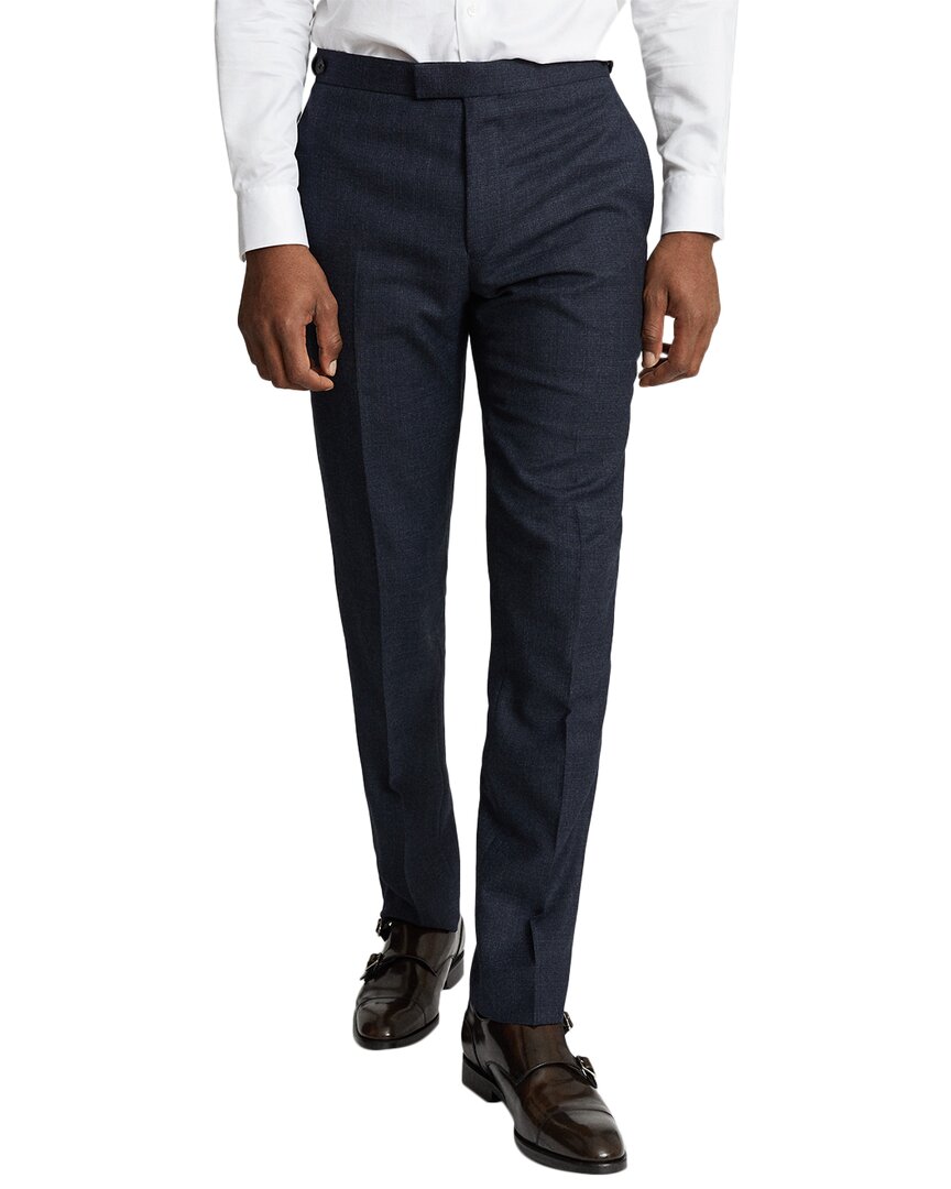 Shop Reiss Dunn Wool Crofleck Texture Pant