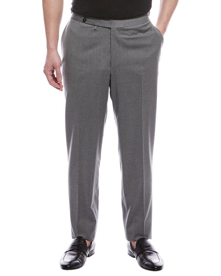 Isaia Wool Pant In Gray