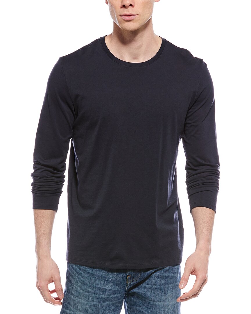Vince Solid T-shirt In Black