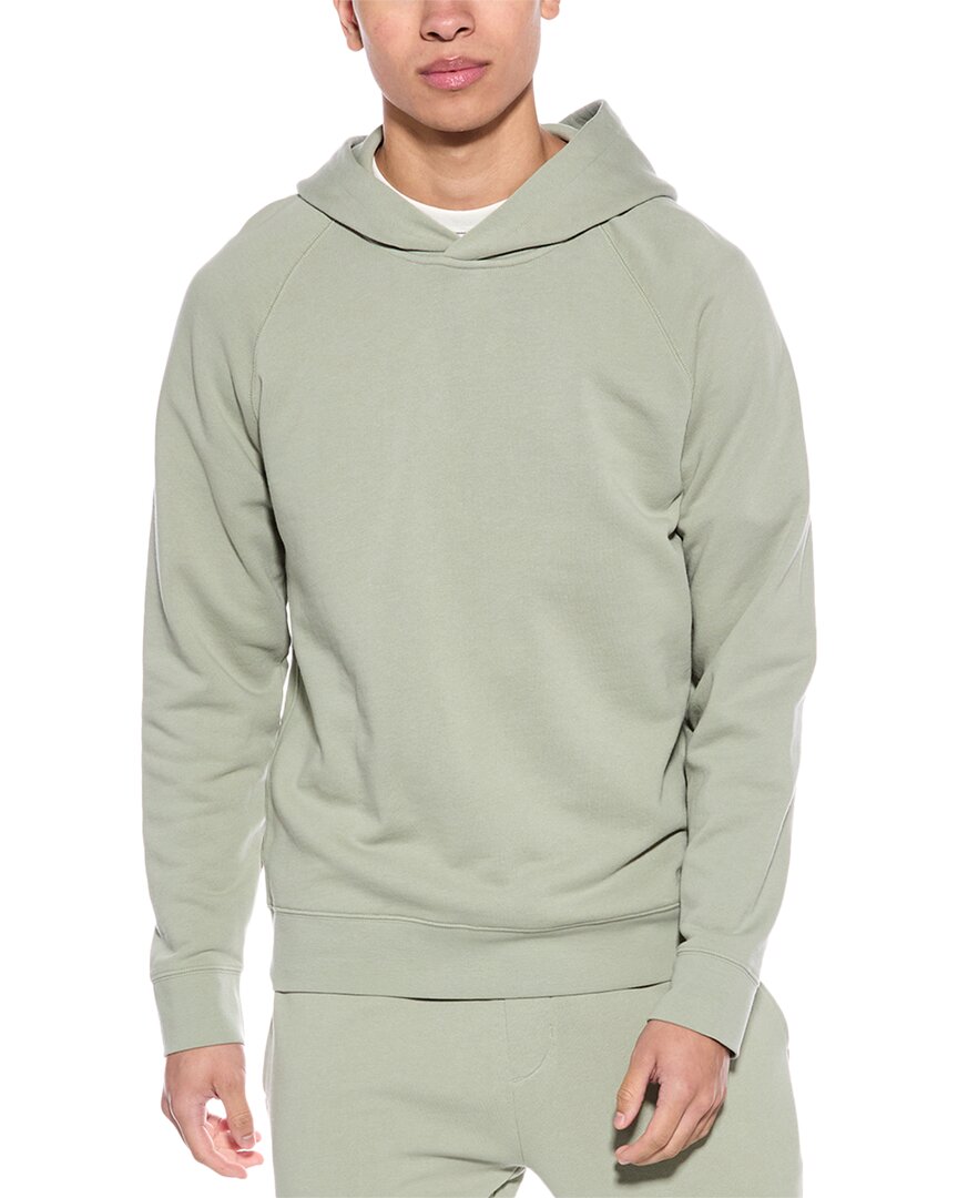 Vince Terry Hoodie In Green