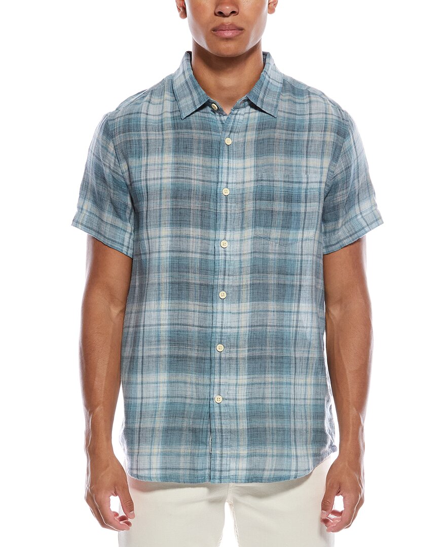 Grayers Power Loom Twill Shirt In Blue