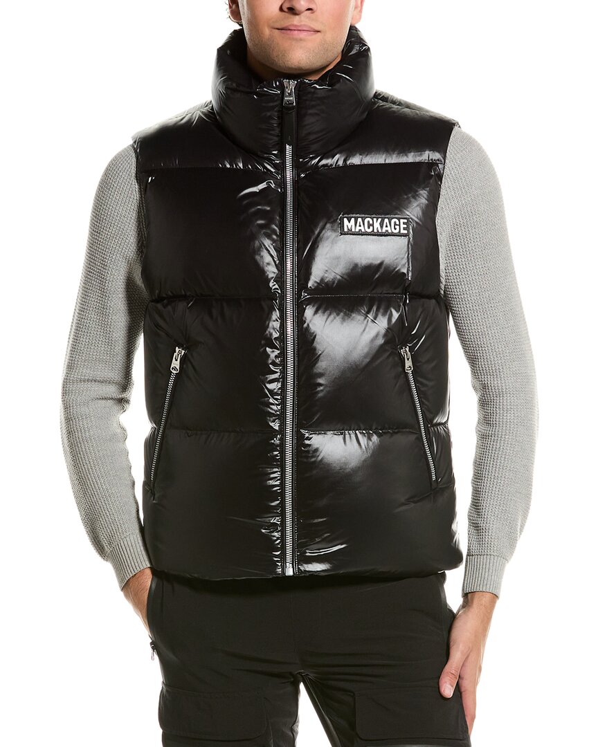 Mackage Black Kane Down Vest