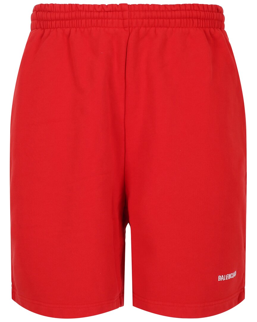 Balenciaga Short In Bright Red