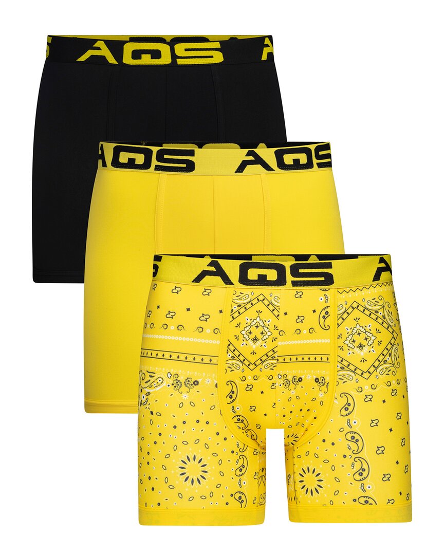Aqs Set Of 3 Bandana Print Boxer Brief