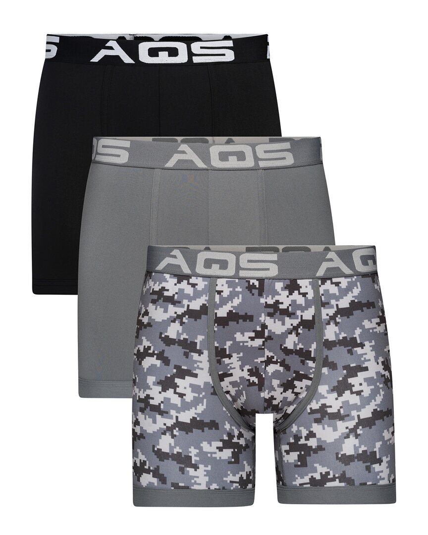 Aqs Set Of 3 Camouflage Boxer Brief