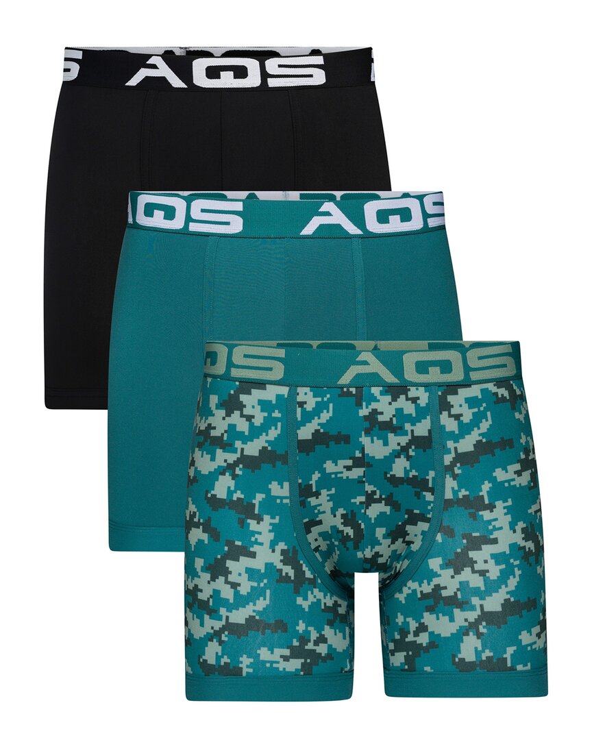 Aqs Set Of 3 Camouflage Boxer Brief