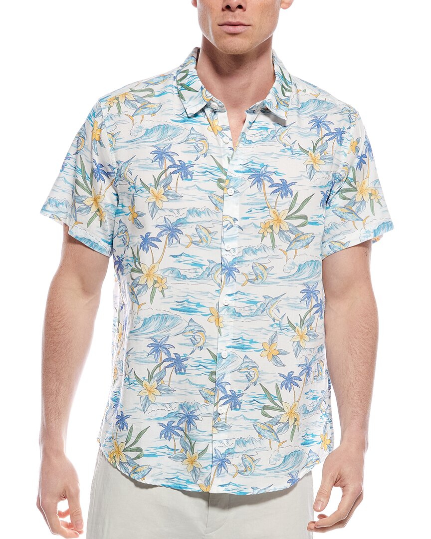 Endless Summer Textured Button-down Shirt