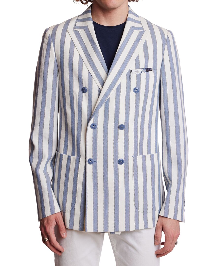 Paisley & Gray Soho Slim Fit Double Breasted Suit Jacket