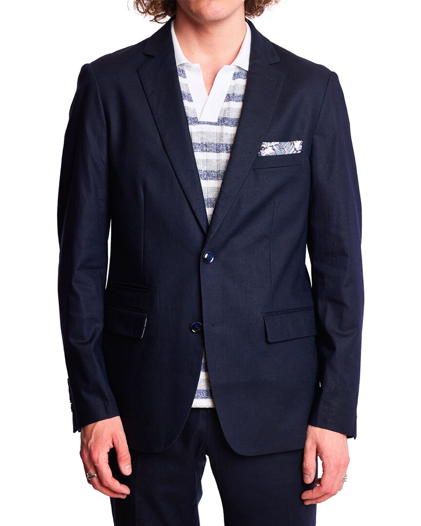 Paisley & Gray Dover Slim Fit Linen-blend Jacket