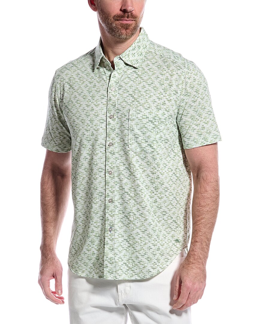 Tommy Bahama San Lucio Painted Geo Shirt In Green