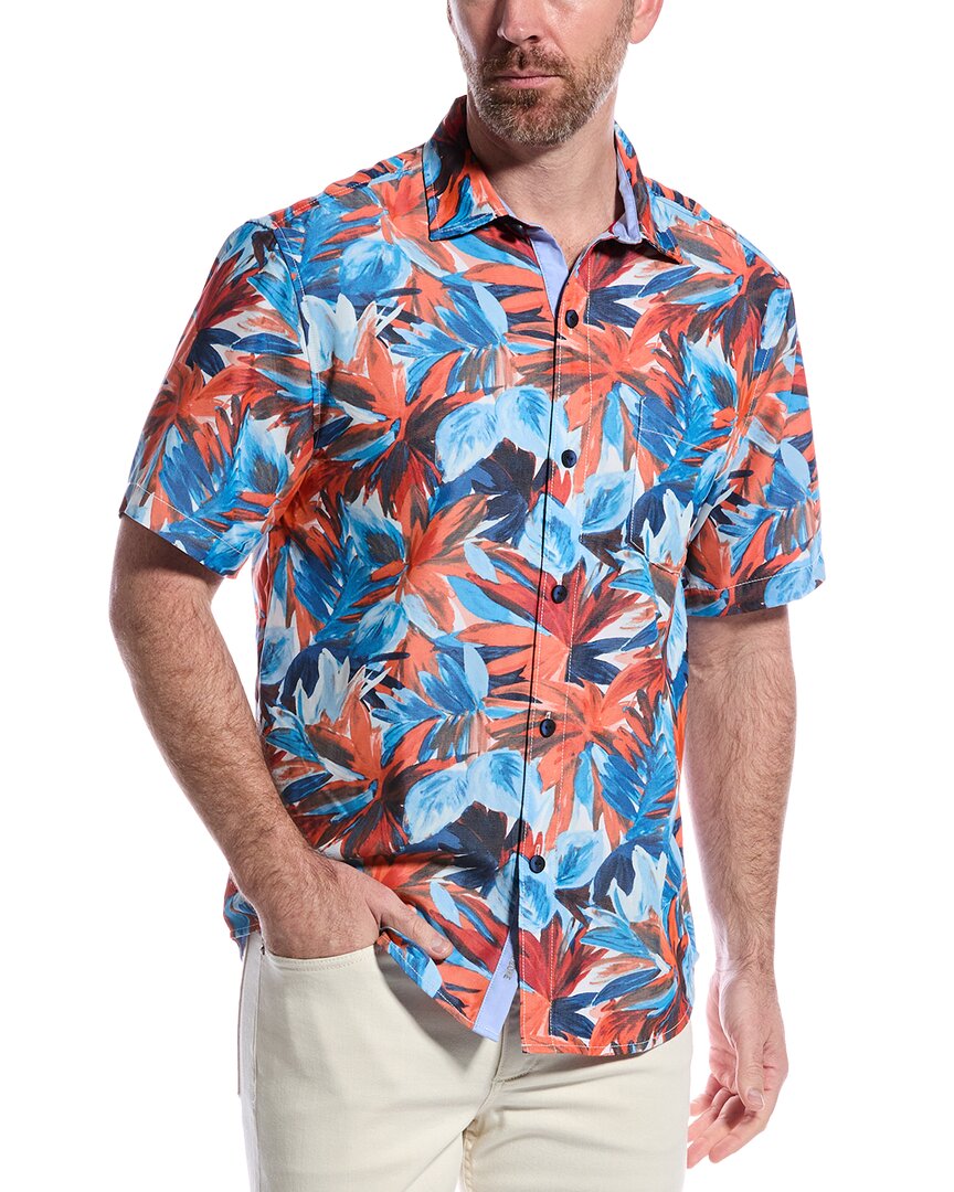 Tommy Bahama Coconut Point Firecracker Shirt In Red