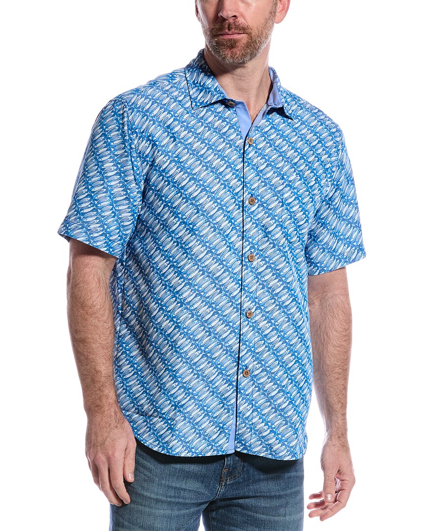 Tommy Bahama Coconut Point Reel It In Shirt In Blue