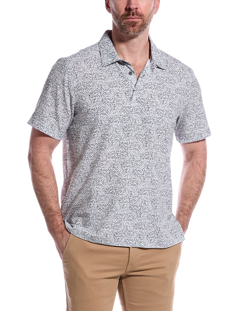 Tommy Bahama Bahama Coast Mosaic Polo Shirt In Black