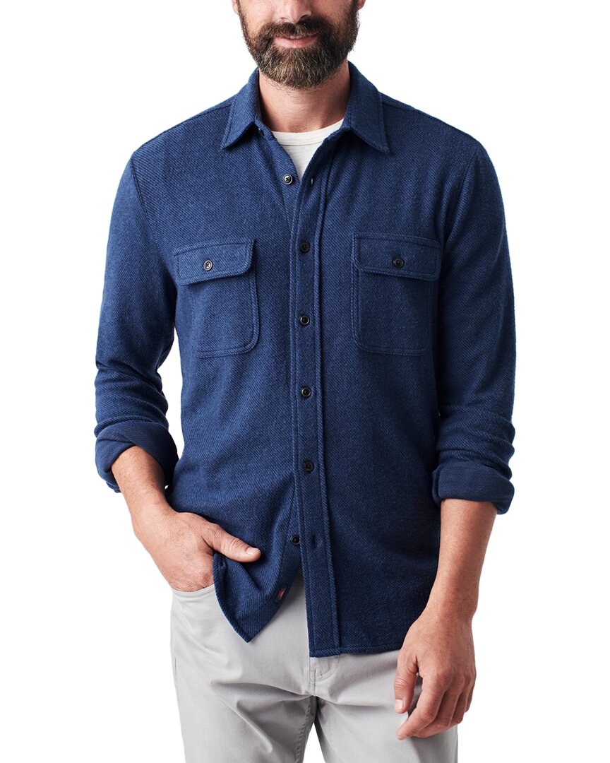 Faherty Legend Button-up Shirt In Blue