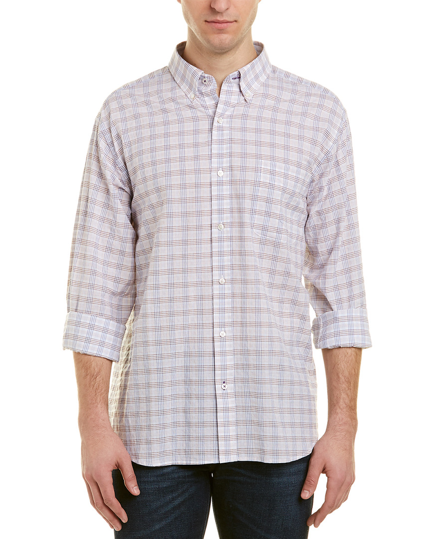 Image of J.McLaughlin Carnegie Plaid Woven Shirt