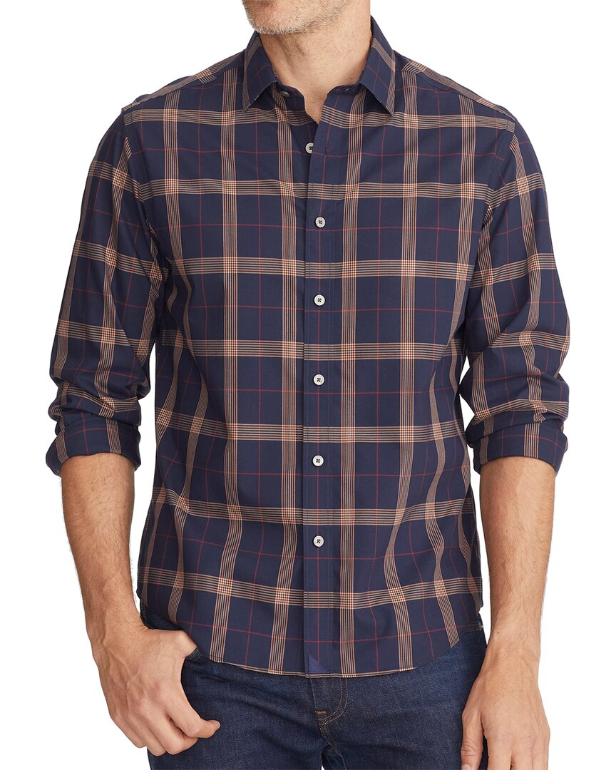 Shop Untuckit Slim Fit Wrinkle-free Paterson Shirt In Blue