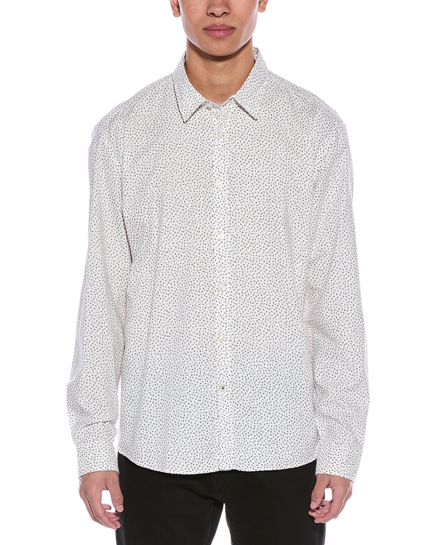 Shop Hugo Boss Boss Liam Regular Fit Shirt In White