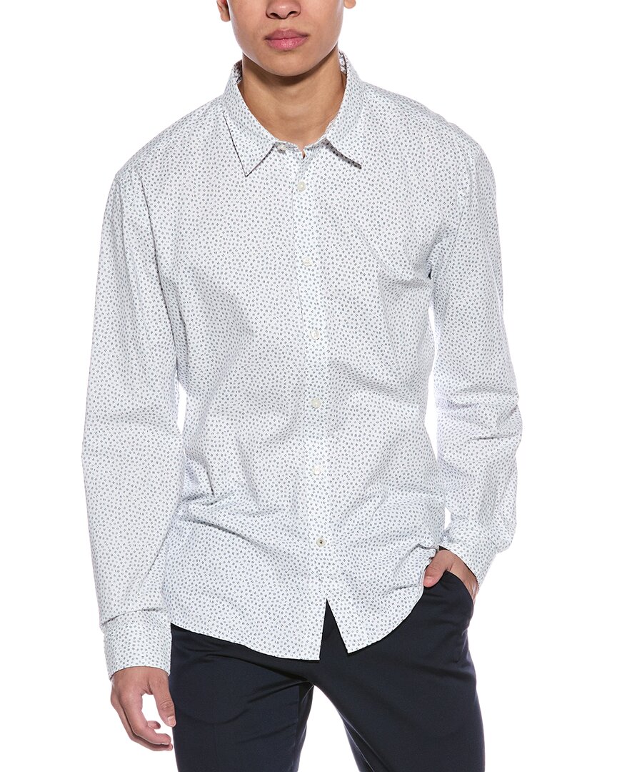 Shop Hugo Boss Boss Liam Regular Fit Shirt In White
