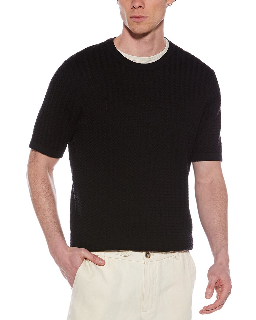 TRUTH TRUTH CHEVRON KNIT CREWNECK SWEATER 