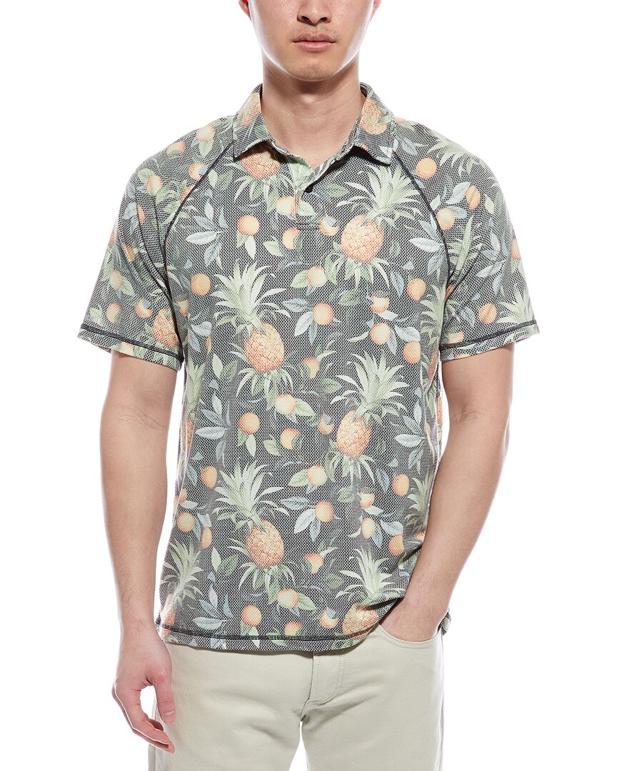 Tommy Bahama Citrus Grove Polo Shirt In Black