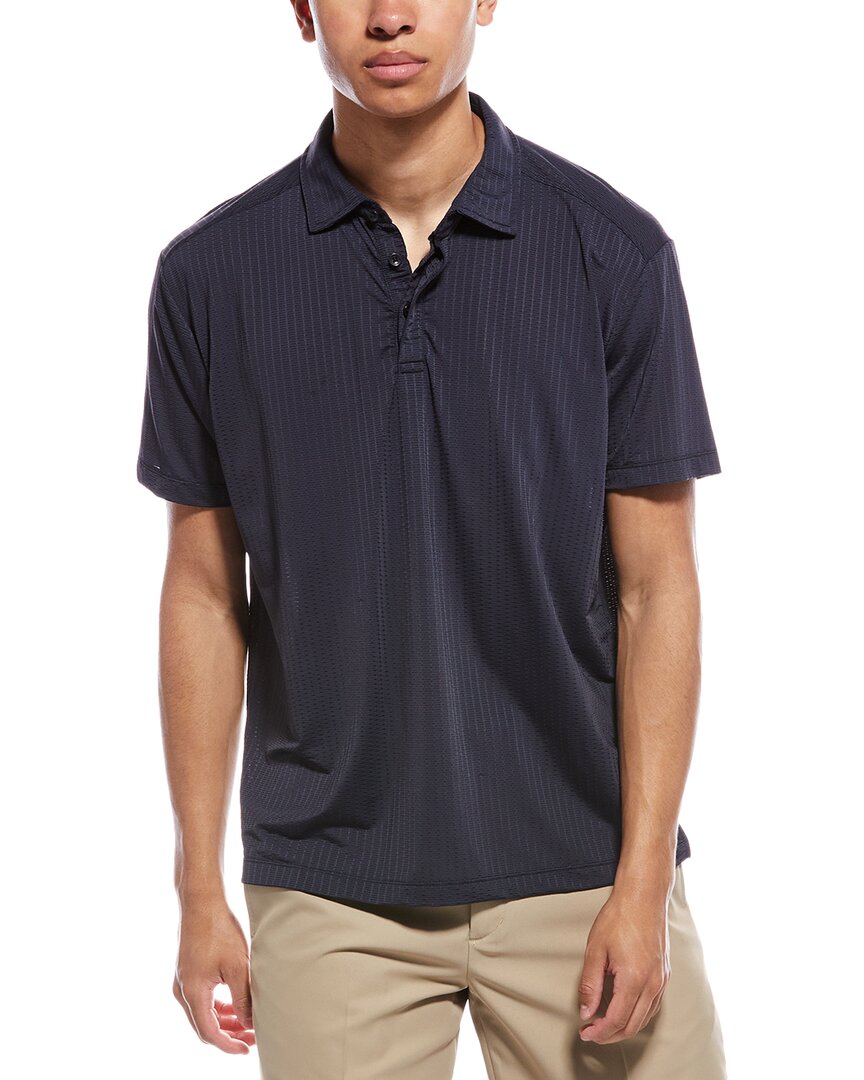 Vintage 1946 Metal Vent Jacquard Performance Golf Polo