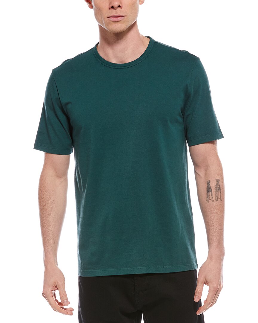 Vince Crewneck T-shirt In Green