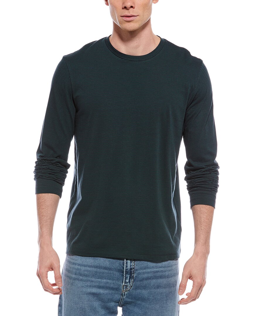 Vince Stripe T-shirt In Green