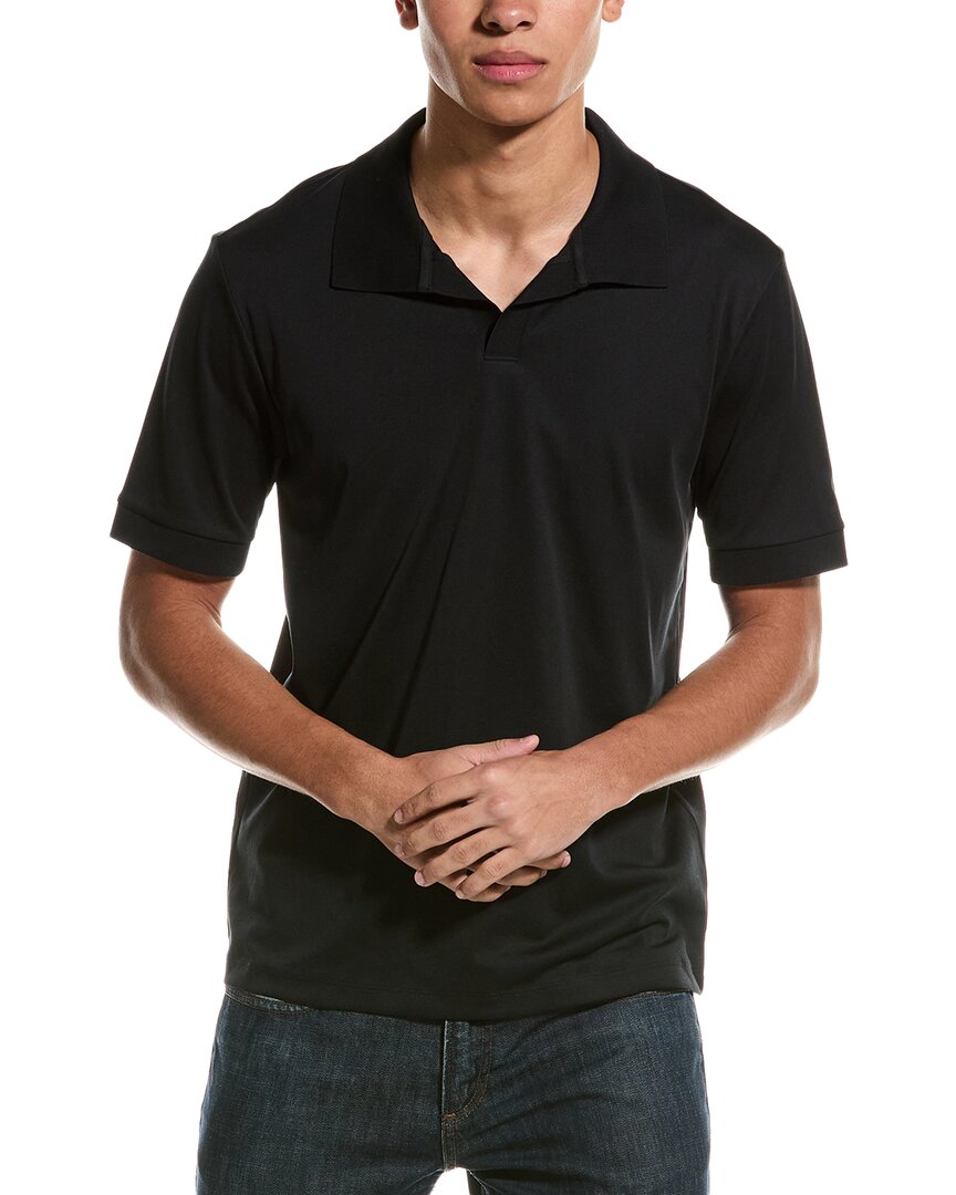 Theory Buttoned Short-sleeved Polo Shirt