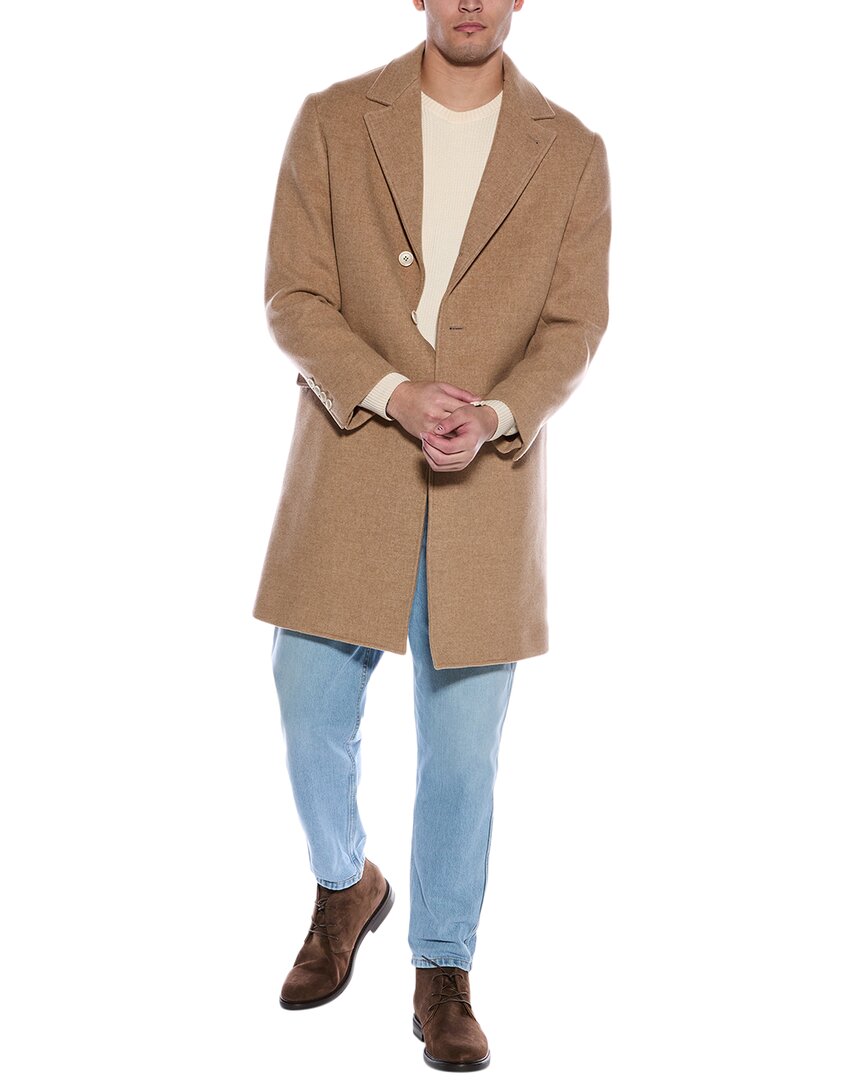 Brunello Cucinelli Tan Corduroy Overcoat