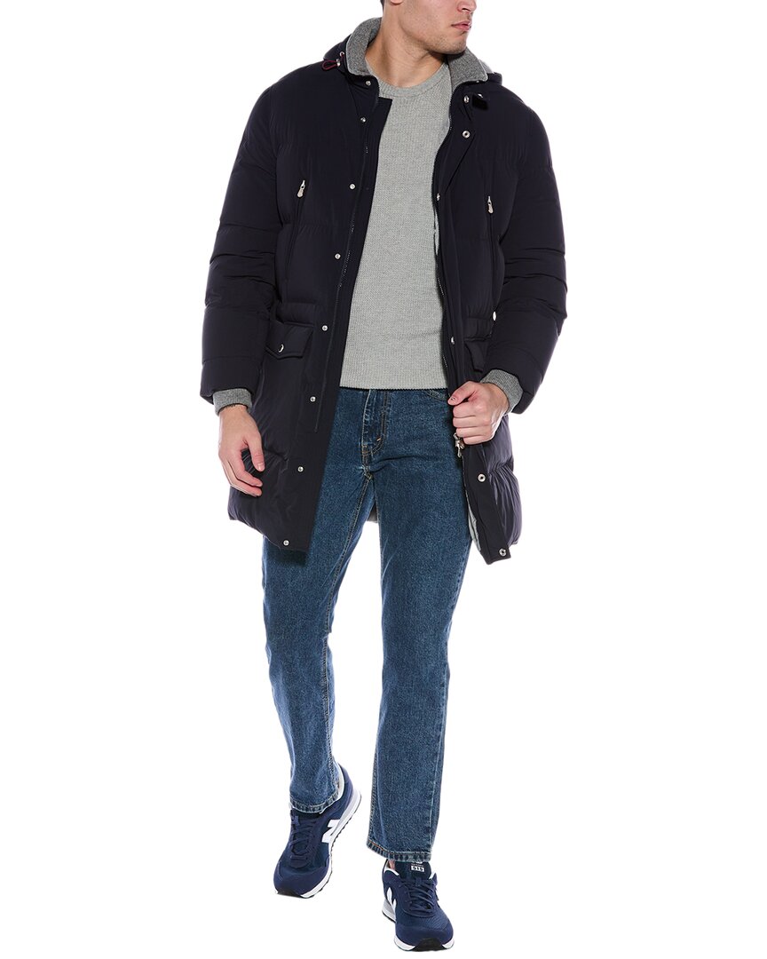 Brunello Cucinelli Quilted Down Parka In Black