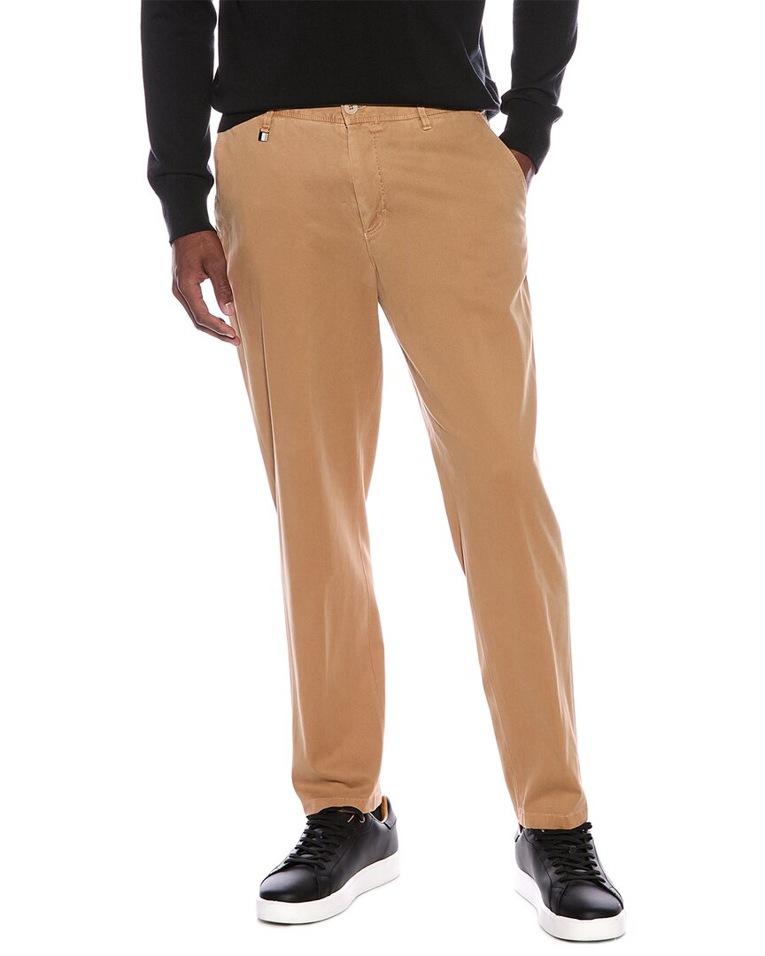 Hugo Boss Boss Kane Tapered Fit Pant In Beige
